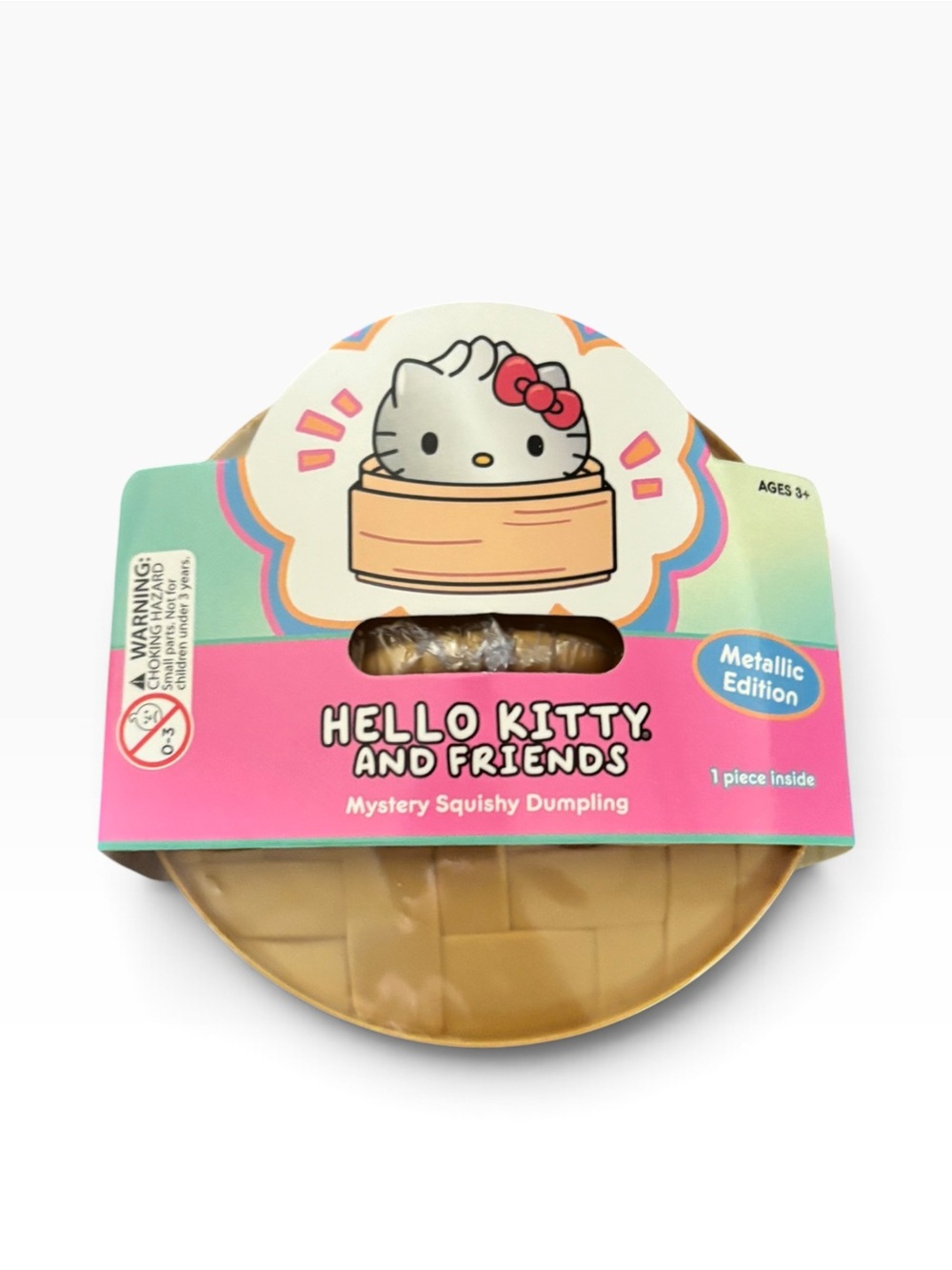 Hello Kitty Metallic Edition Mystery Squishy Dumpling